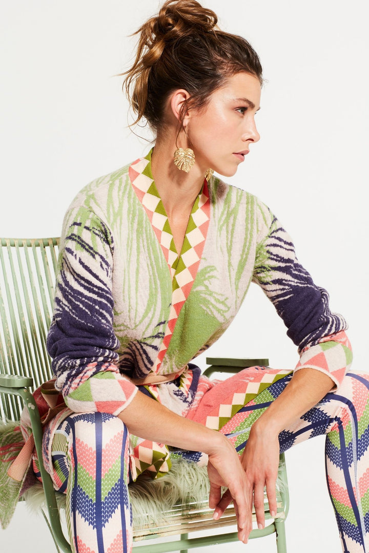 Delicate Love W225-01 Anja Feather Open Cardigan - Lonah Boutique