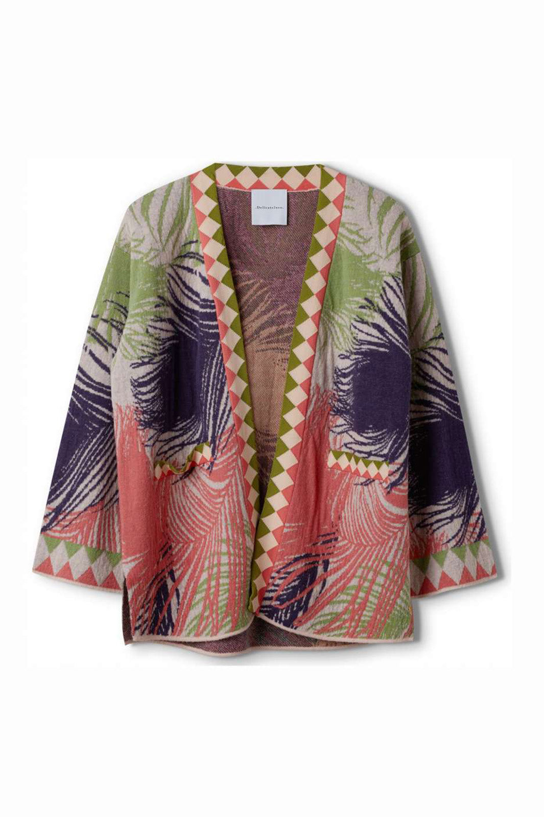 Delicate Love W225-01 Anja Feather Open Cardigan - Lonah Boutique