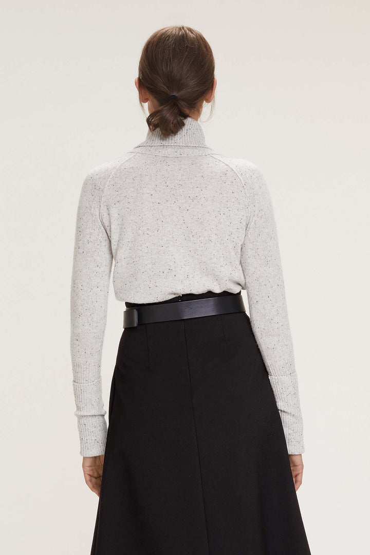 Dorothee Schumacher 410902 Grey Sophisticated Volumes Turtle Jumper