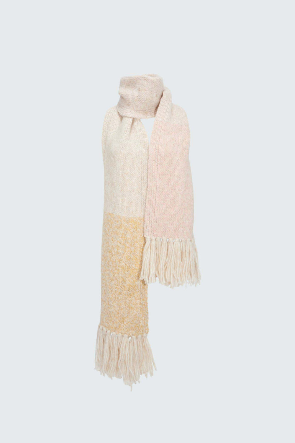 Dorothee Schumacher 416602 Pink Cozy Layer Scarf - Lonah Boutique