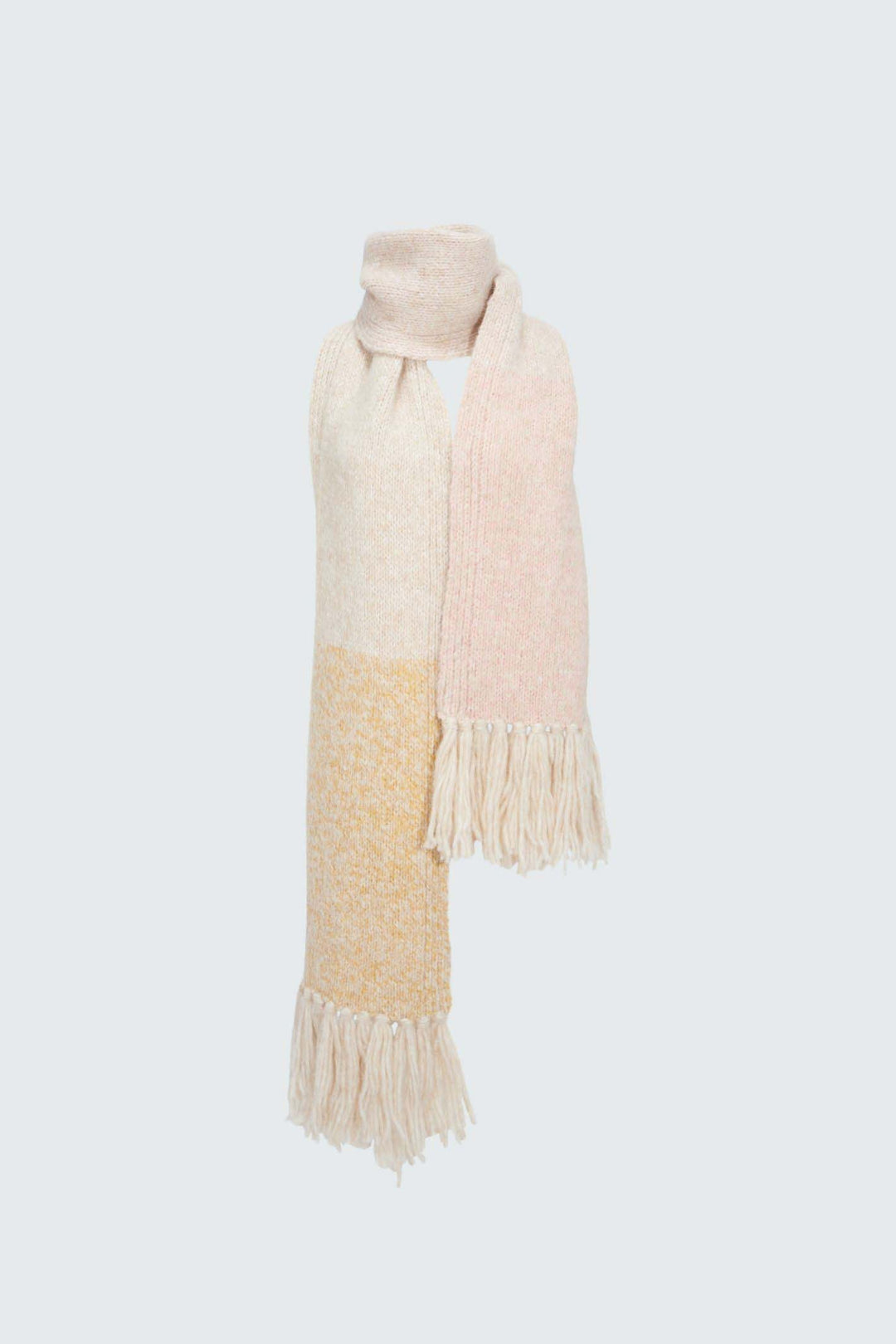 Dorothee Schumacher 416602 Pink Cozy Layer Scarf - Lonah Boutique