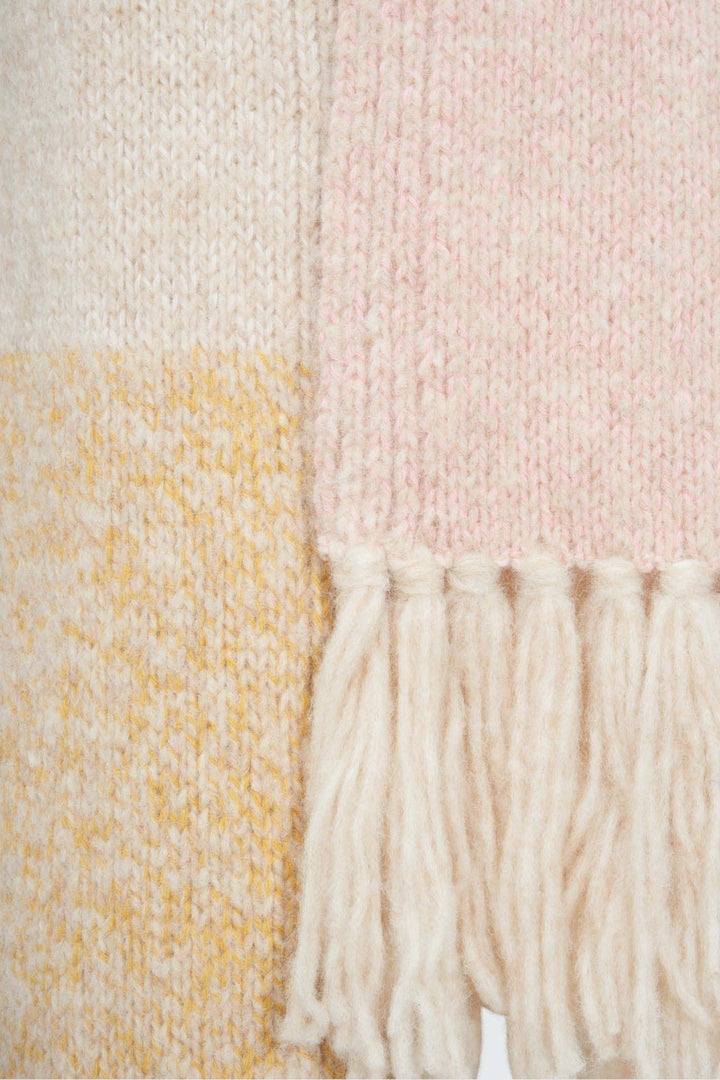 Dorothee Schumacher 416602 Pink Cozy Layer Scarf - Lonah Boutique
