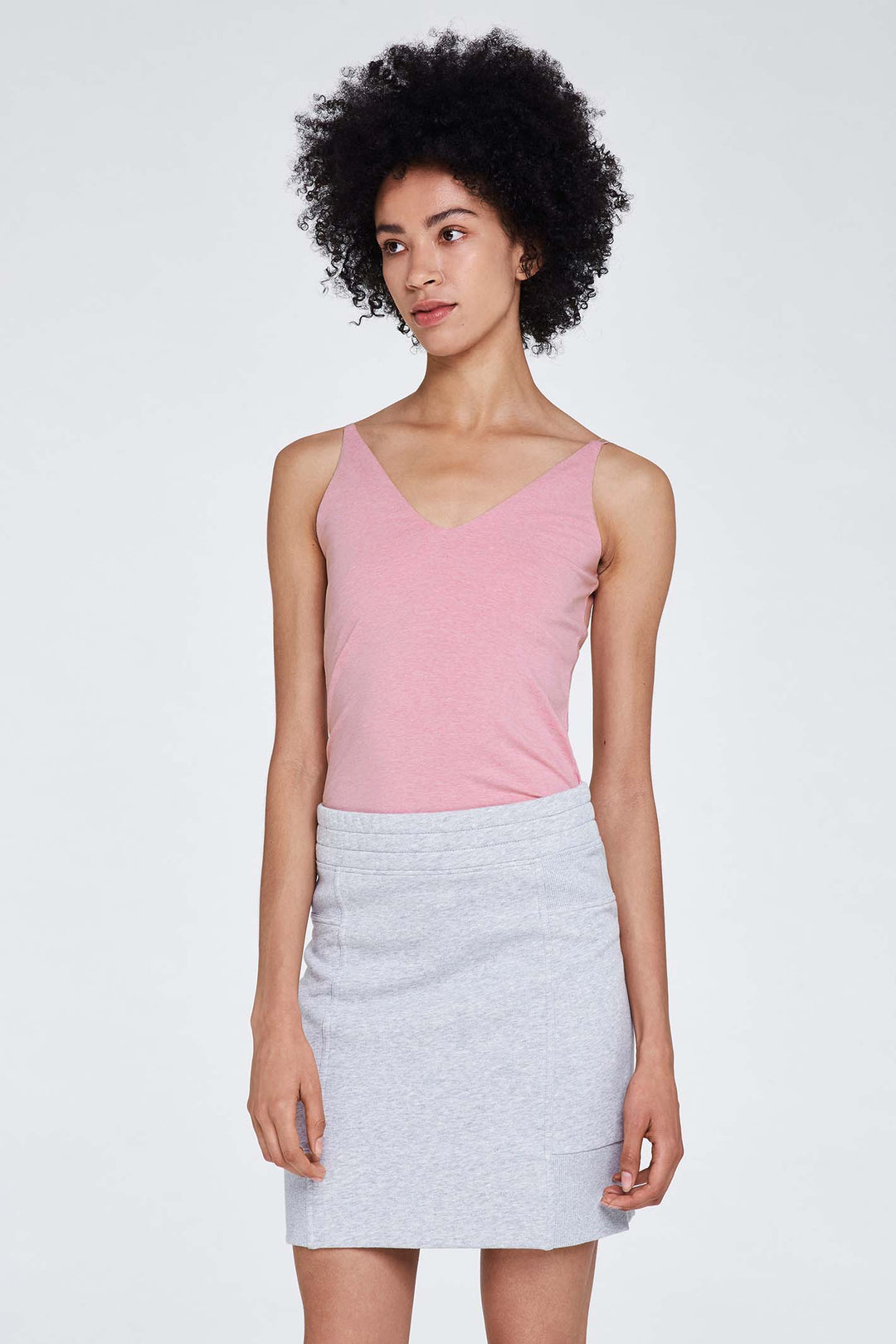 Dorothee Schumacher 428303 Pink All Time Favorites Vest Top - Lonah Boutique
