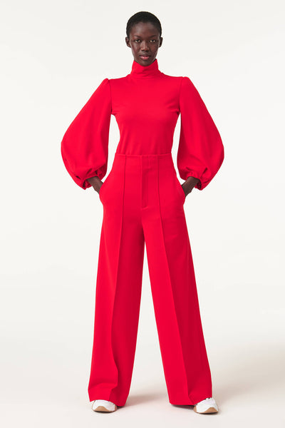 Dorothee Schumacher 848007 Red Emotional Essence Blouse Top - Lonah Boutique
