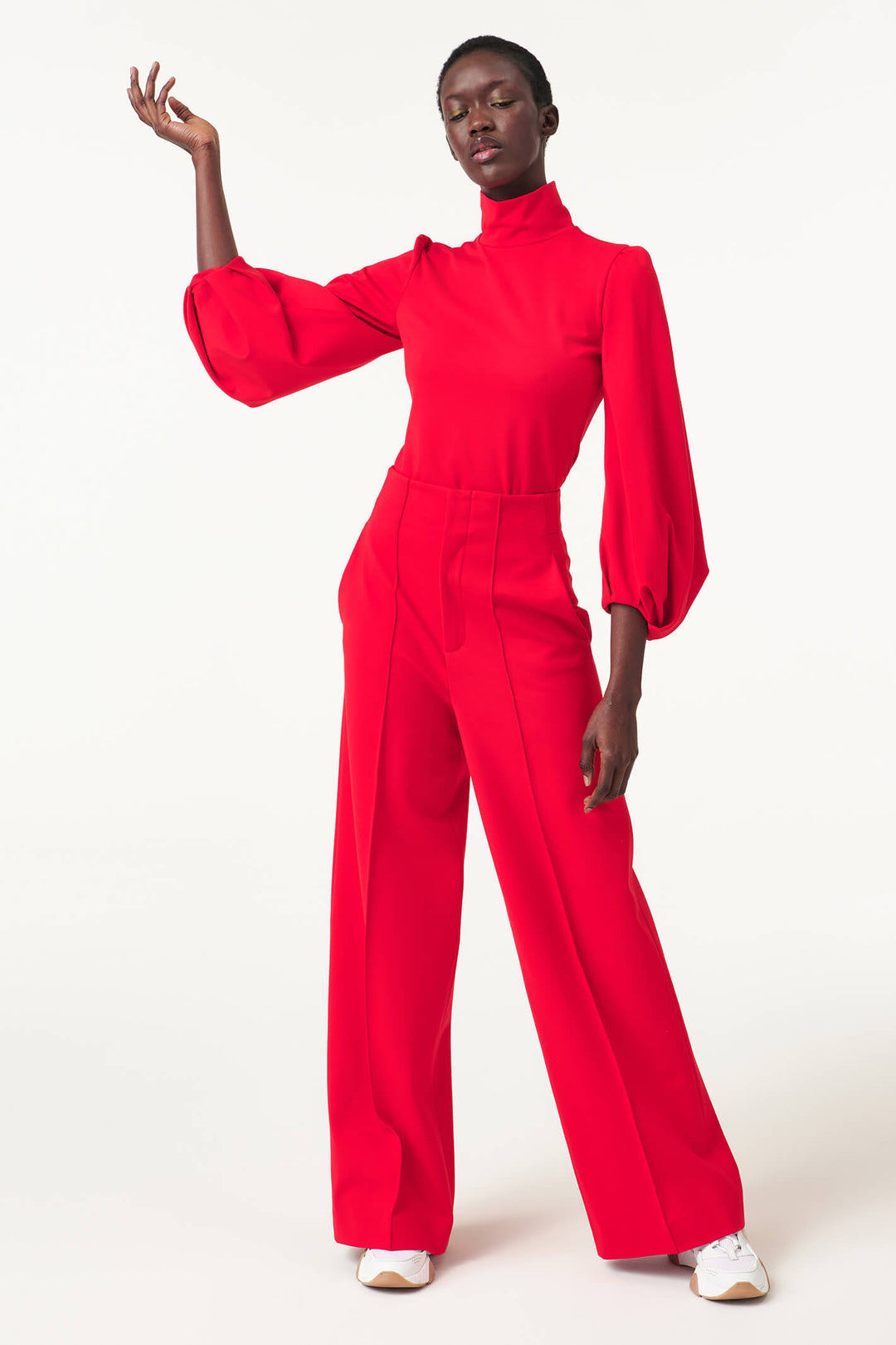 Dorothee Schumacher 848007 Red Emotional Essence Blouse Top - Lonah Boutique