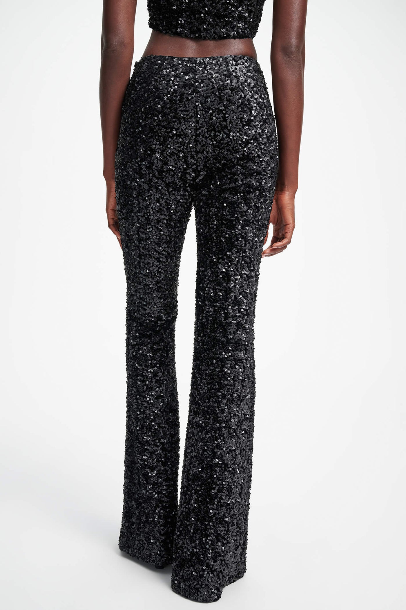 Dorothee Schumacher Shimmering Attraction 848103 Charcoal Black Trousers - Lonah Boutique