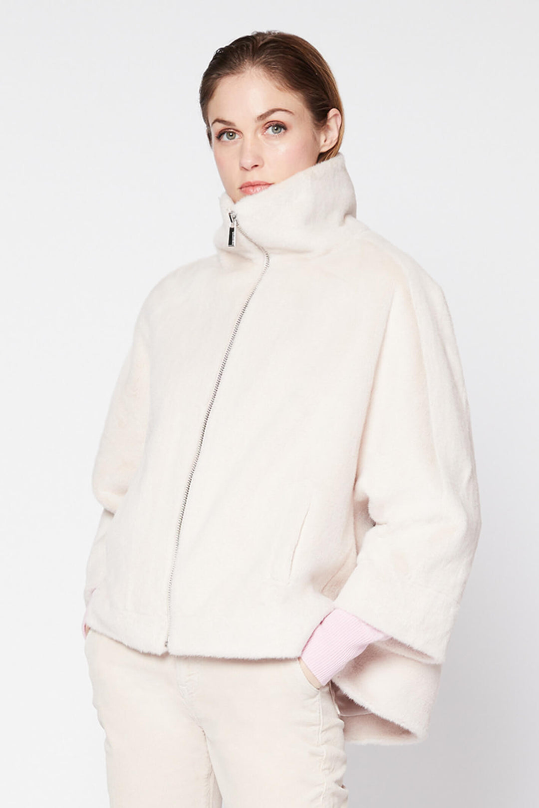 Max&Moi H22 Mimu Sable Cream Fleece Jacket - Lonah Boutique