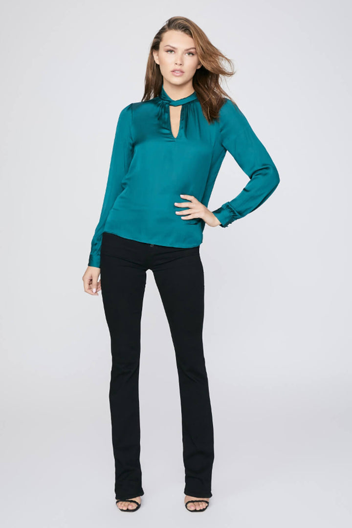 Paige 7519E25-7299 Ceres Midnight Cyan Top - Lonah Boutique