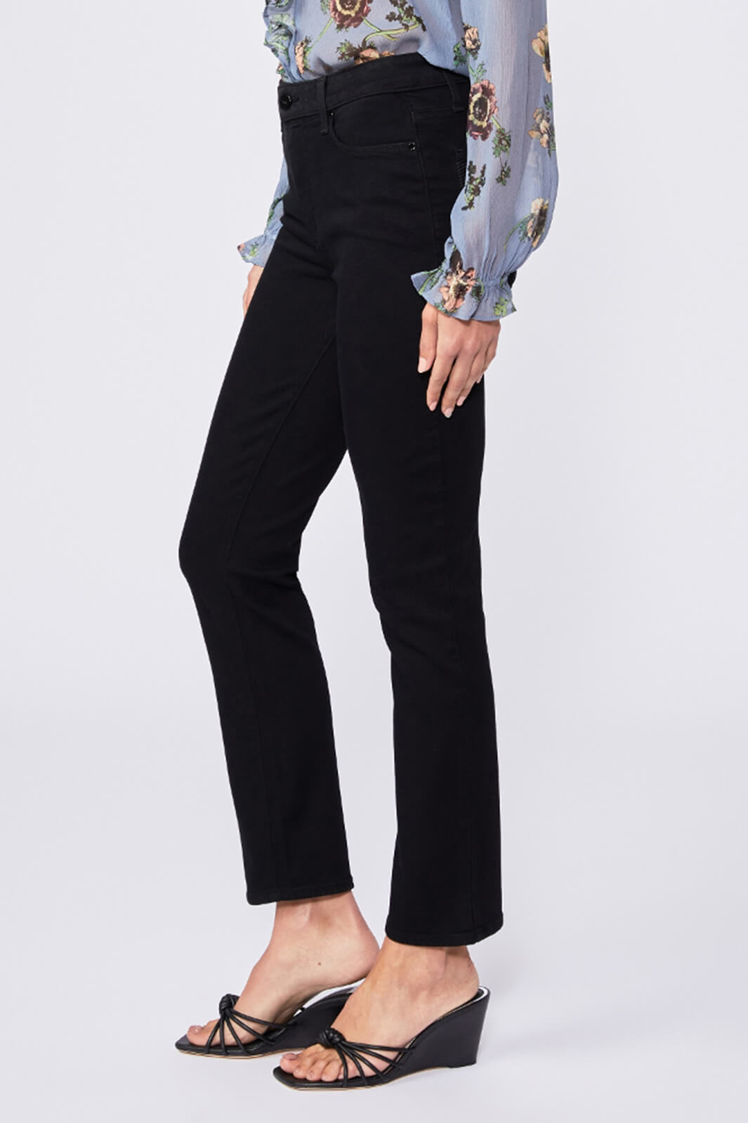 Paige W2139 Cindy Black Shadow Jeans - Lonah Boutique
