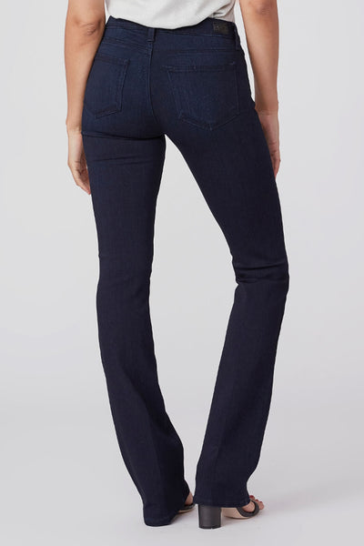 Paige W6191 Manhattan Boot Lana Jeans Dark Blue - Lonah Boutique