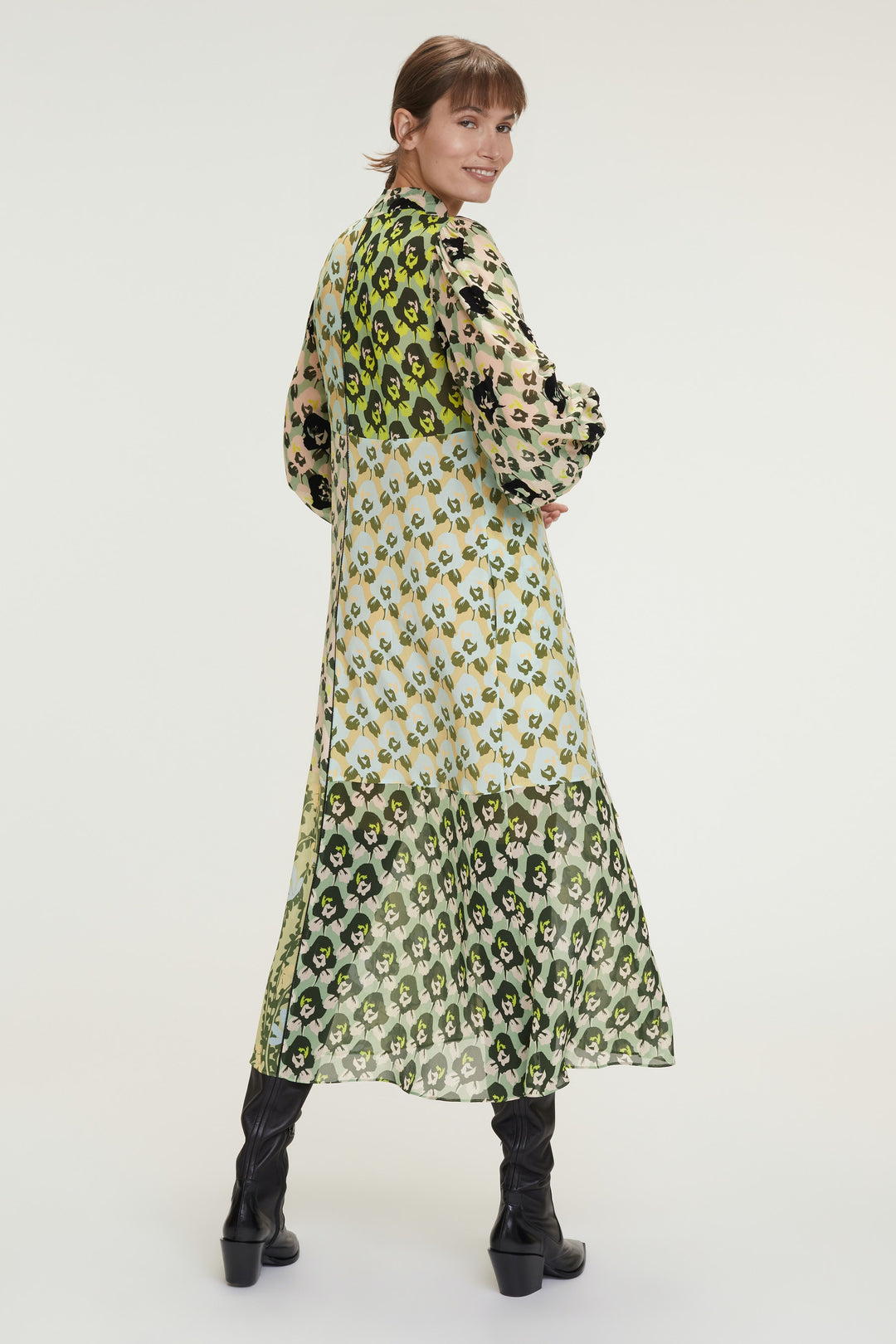 Dorothee Schumacher 449102 Flower Patch Dress Green