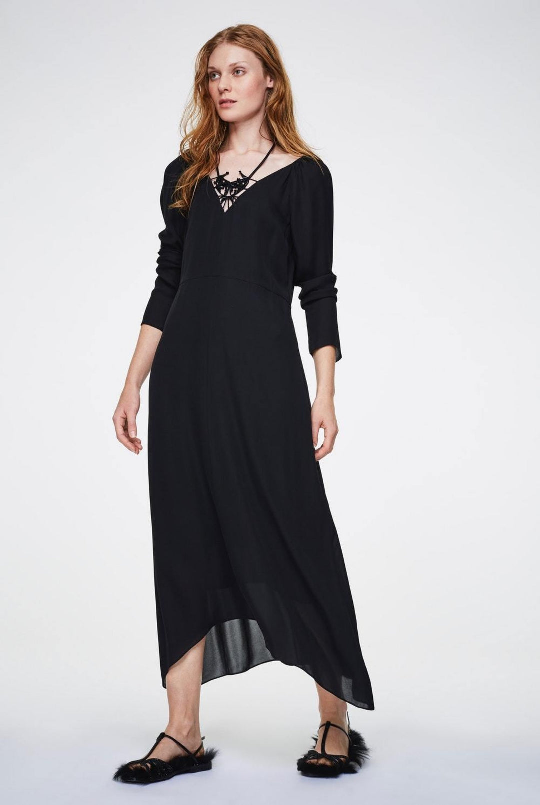 Dorothee Schumacher 749501 Black Sophisticated Dress front