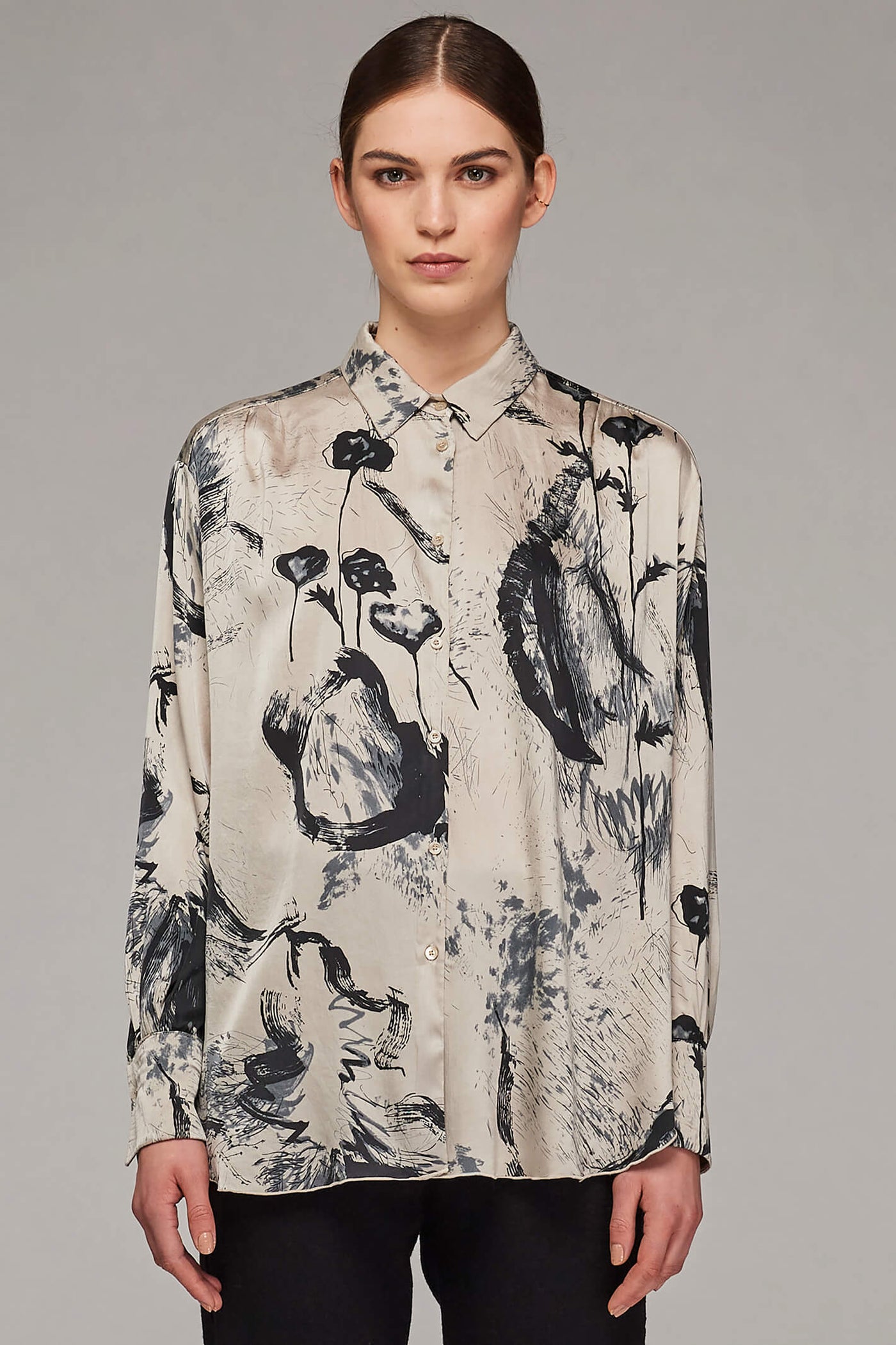 Tandem CFDTDS-5201 Sand Print Shirt - Lonah Boutique
